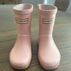 Pink Hunter Toddler Boots